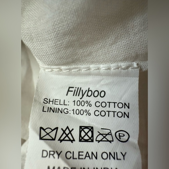 NEW $495 Fillyboo Heather Drop Waist Corset Mini Dress Broderie Anglaise XS - Picture 11 of 15